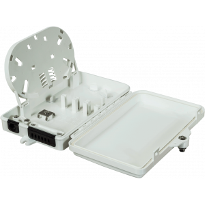 Настенный распределительный бокс на 6 волокон, наружной установки, IP65